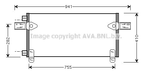 AVA QUALITY COOLING Конденсатор, кондиционер MN5020